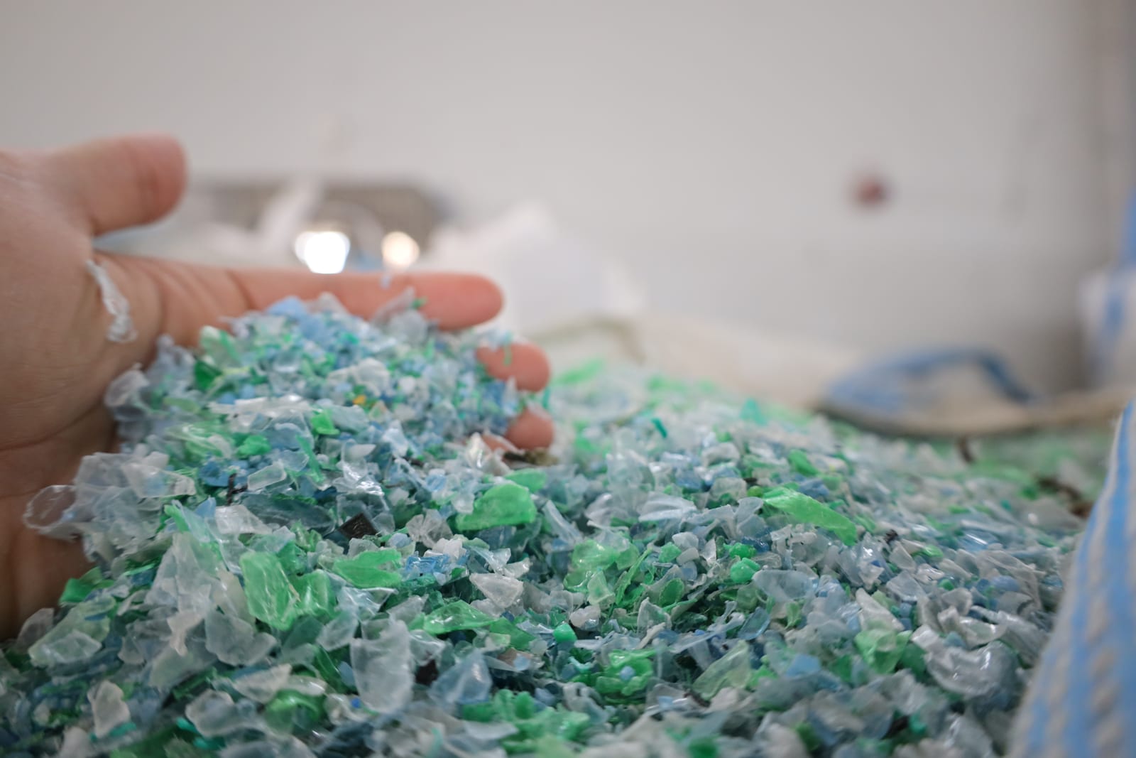 Cold-washed PET flakes — 3