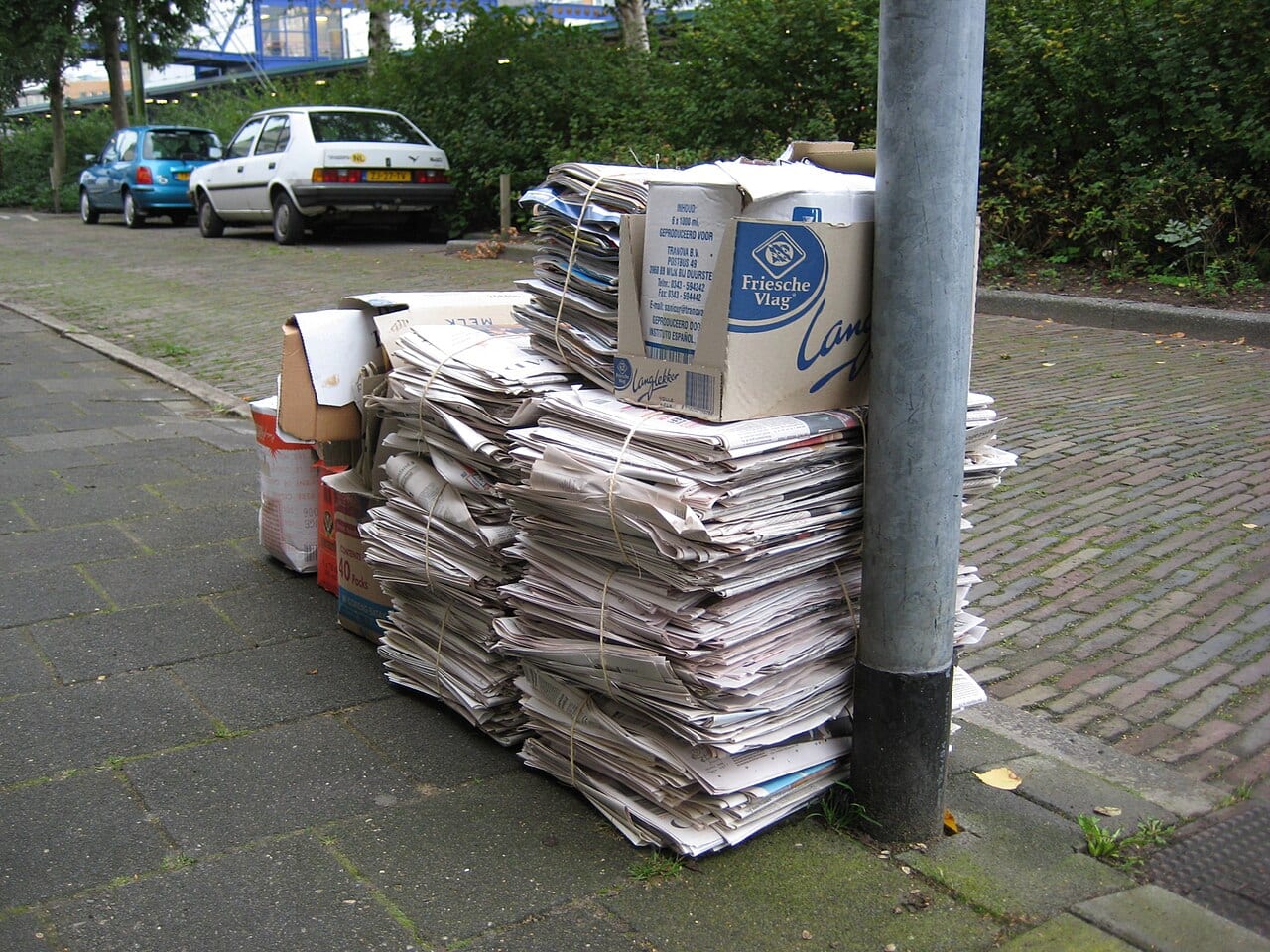 Old notebook/book paper — 2
